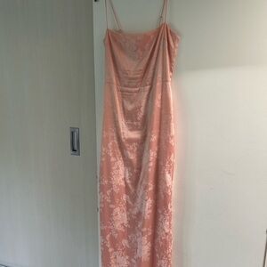 Reformation Blush Pink Floral Dress